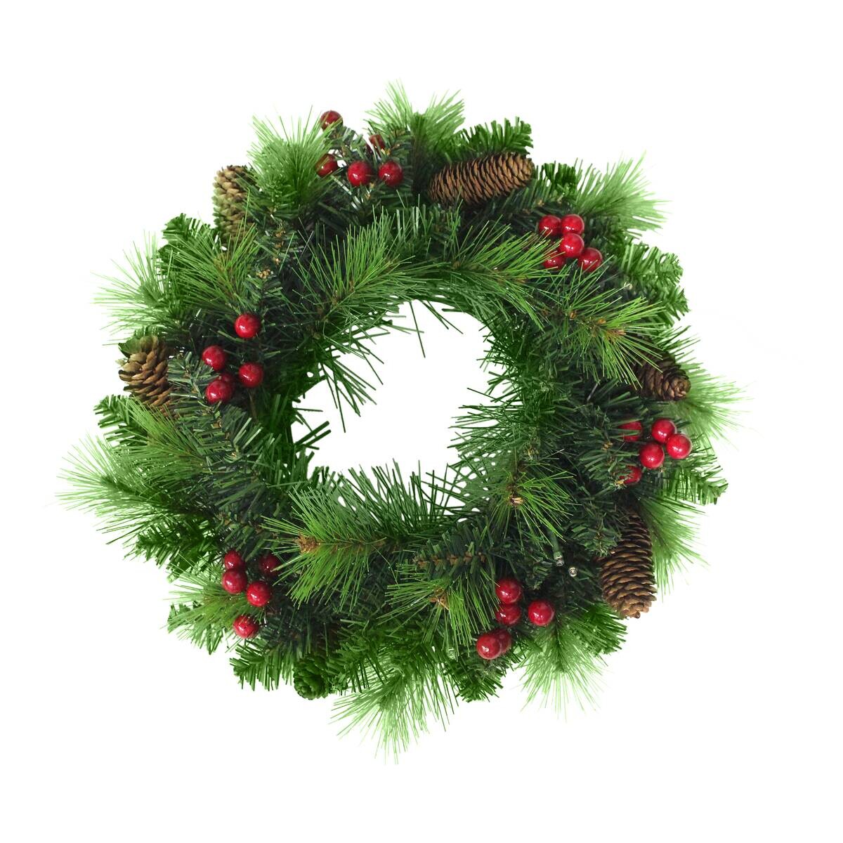 Näve Leuchten LED-Dekoartikel Noel grün Metall B/H/T: ca. 35x8x35 cm