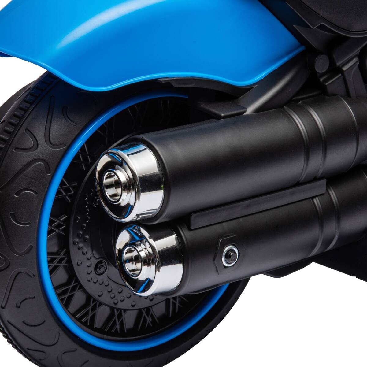 HOMCOM Kinder-Elektromotorrad schwarz B/H/L: ca. 42x57x76 cm