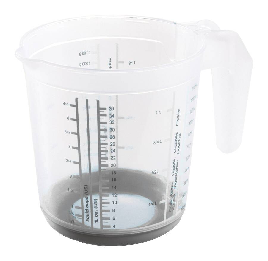 keeeper Messbecher grau H/D: ca. 14x13,5 cm