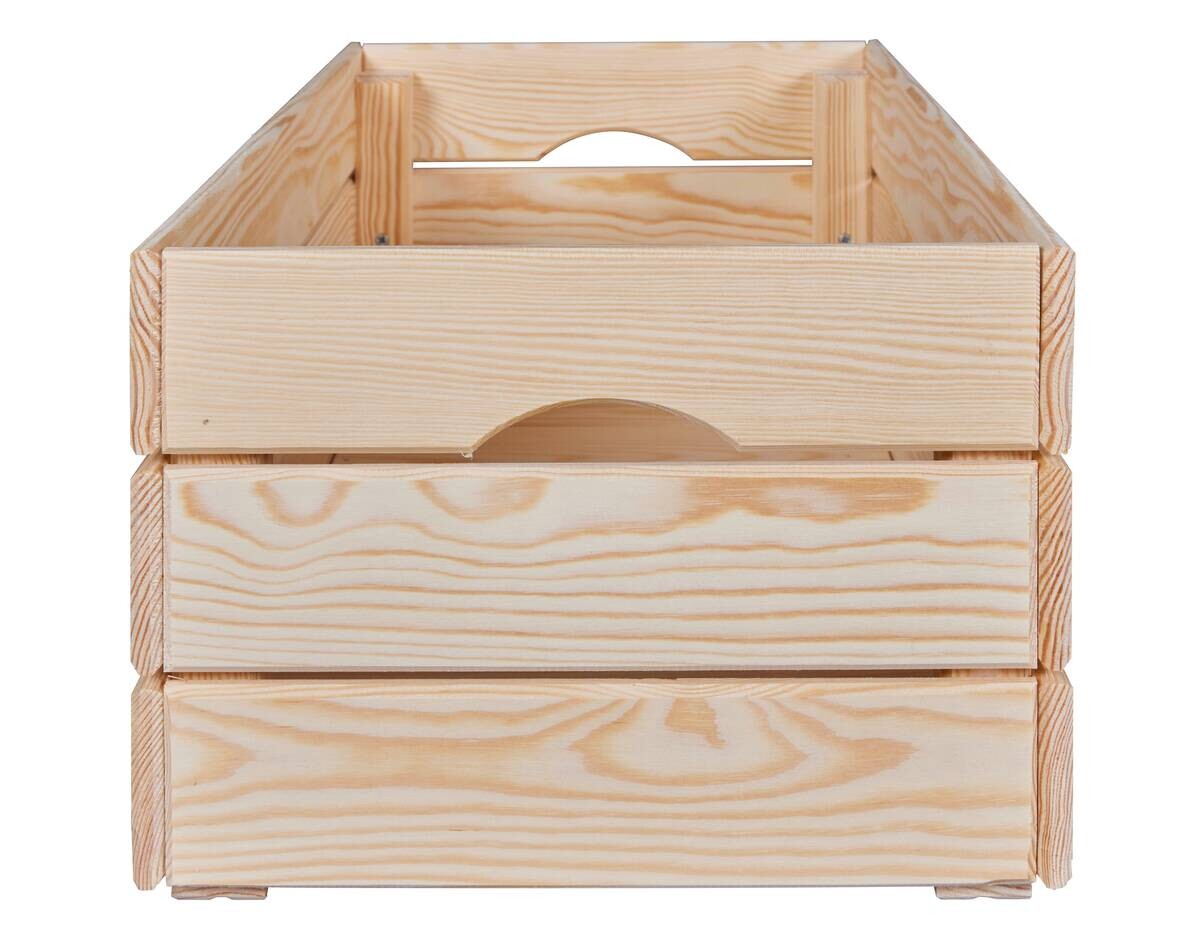 Holzkiste Valloni L natur natur Holz B/H/L: ca. 31,5x23x65 cm