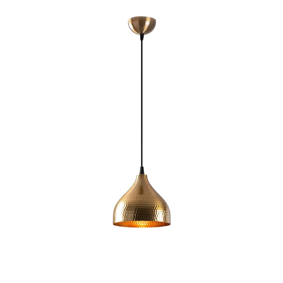 Opviq Pendelleuchte Tattoo bronze Metall B/H/T/L/D: ca. 18x114x18x18x18 cm E27 1 Brennstellen