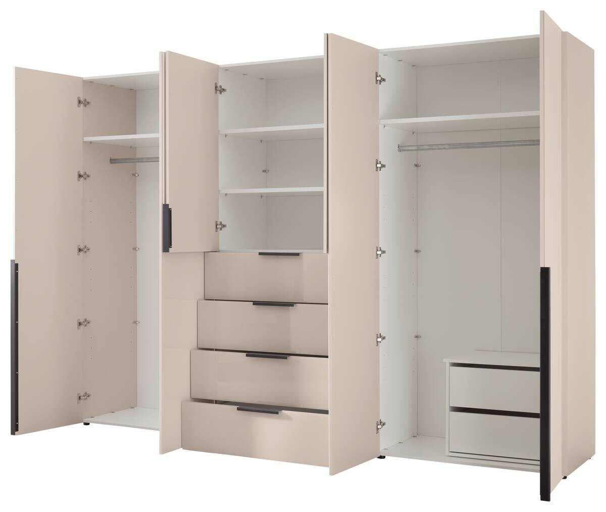 Kleiderschrank Sarino Kaschmir B/H/T: ca. 300x212x57 cm