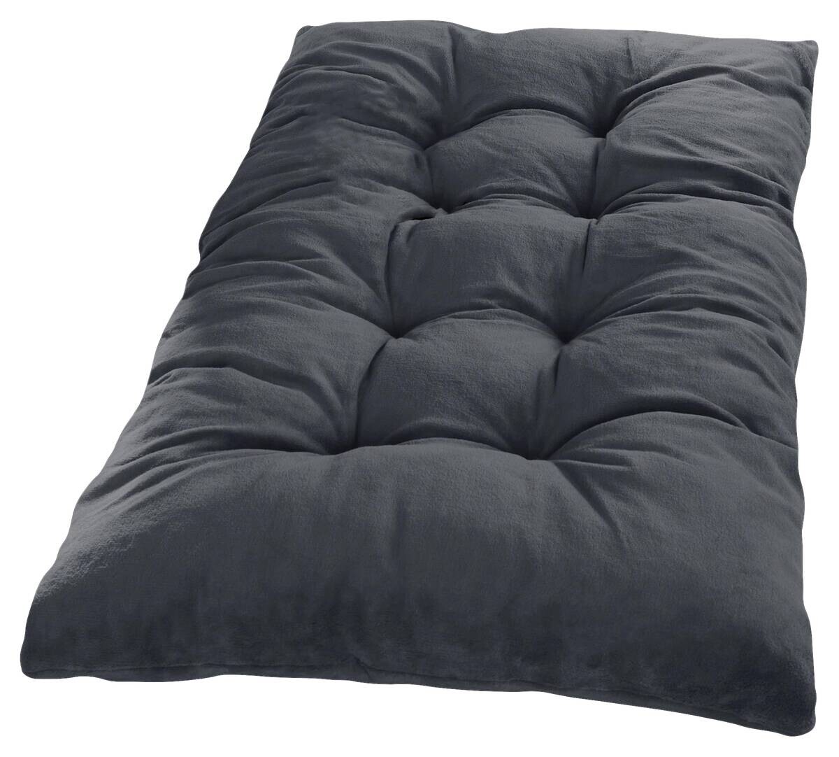 Bodenkissen anthrazit Polyester B/L: ca. 70x120 cm