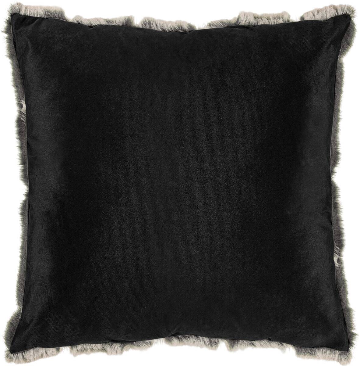 POCOline Dekokissen Lisa schwarz 100% Polyester B/L: ca. 45x45 cm