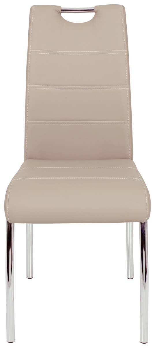 Stuhl Susi 2er Set Cappuccino Kunstleder B/H/T: ca. 44x98x61 cm