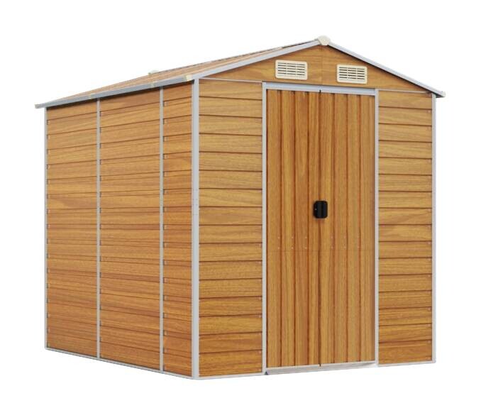 vidaXL Gartenhaus braun B/H/T: ca. 191x198x215 cm