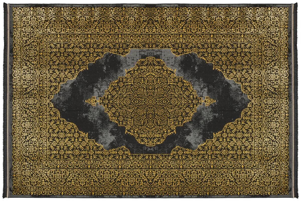 Webteppich Salsa gold B/L: ca. 80x300 cm
