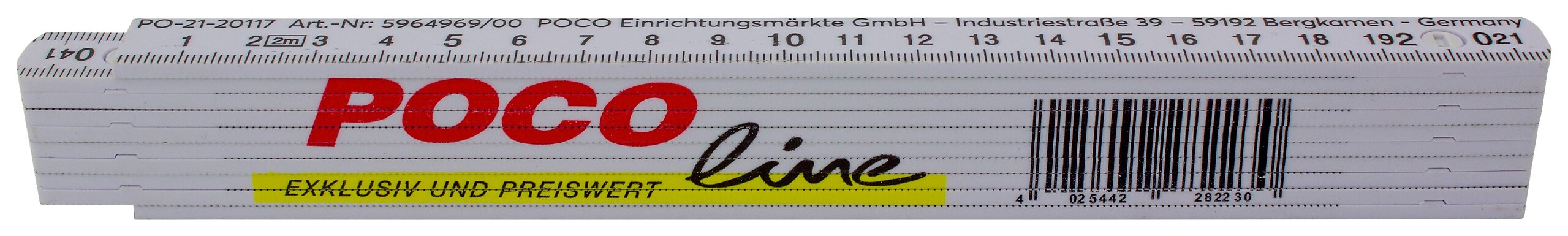 Gliedermaßstab L: ca. 200 cm