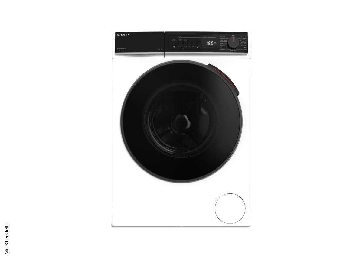 Sharp Waschmaschine ES-WNFB714CWDA-DE EEK: A Spektrum: A bis G 7kg 1400U/min weiß B/H/T: ca. 60x85x53 cm