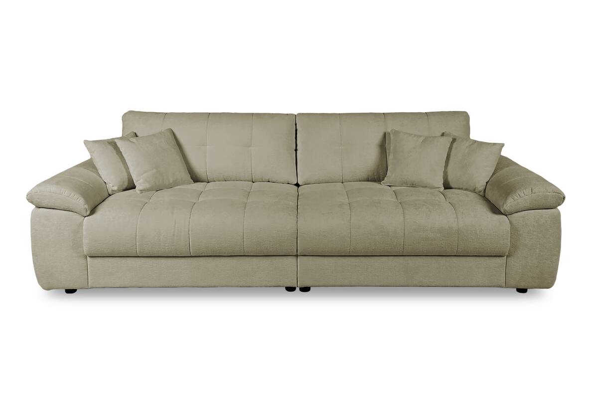 Big Sofa Tema grün Microfaser B/H/T: ca. 144x70x183 cm