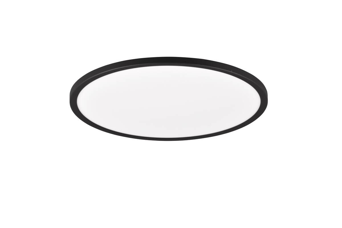 Reality LED-Deckenleuchte Aureo schwarz Kunststoff H/D: ca. 2,5x40 cm