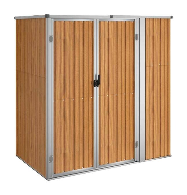 vidaXL Geräteschuppen braun B/H/T: ca. 161x161x89 cm