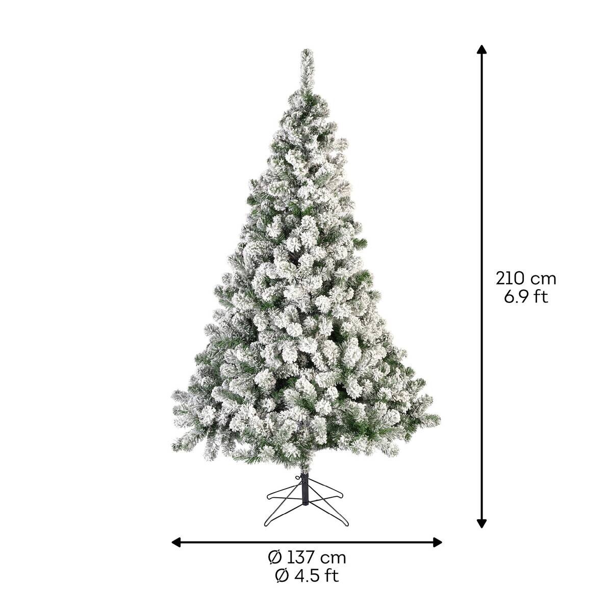 Kaemingk Weihnachtsbaum weiß Kunststoff