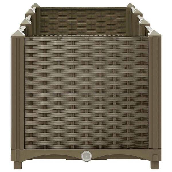 Hochbeet braun Polypropylen B/H/L: ca. 40x38x120 cm
