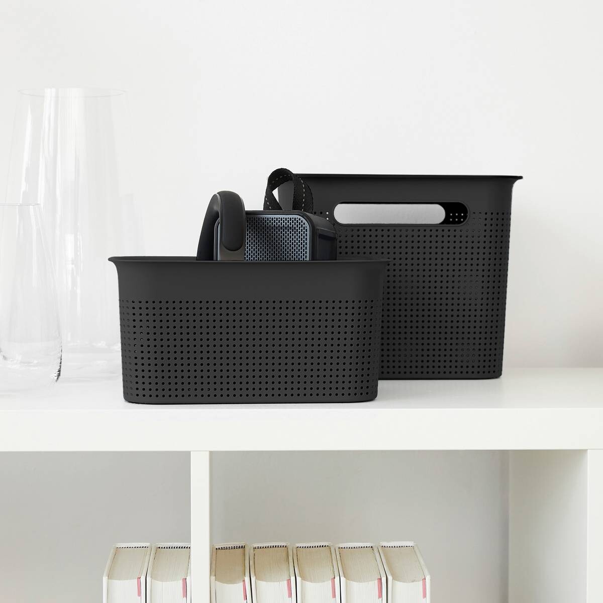 Rotho Aufbewahrungsbox anthrazit B/H/L: ca. 18x13x26 cm