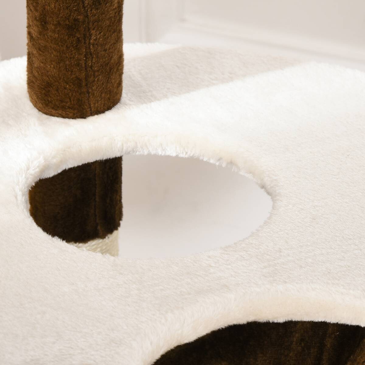 PawHut Katzenbaum braun Sisal B/H/L: ca. 50x153x65 cm