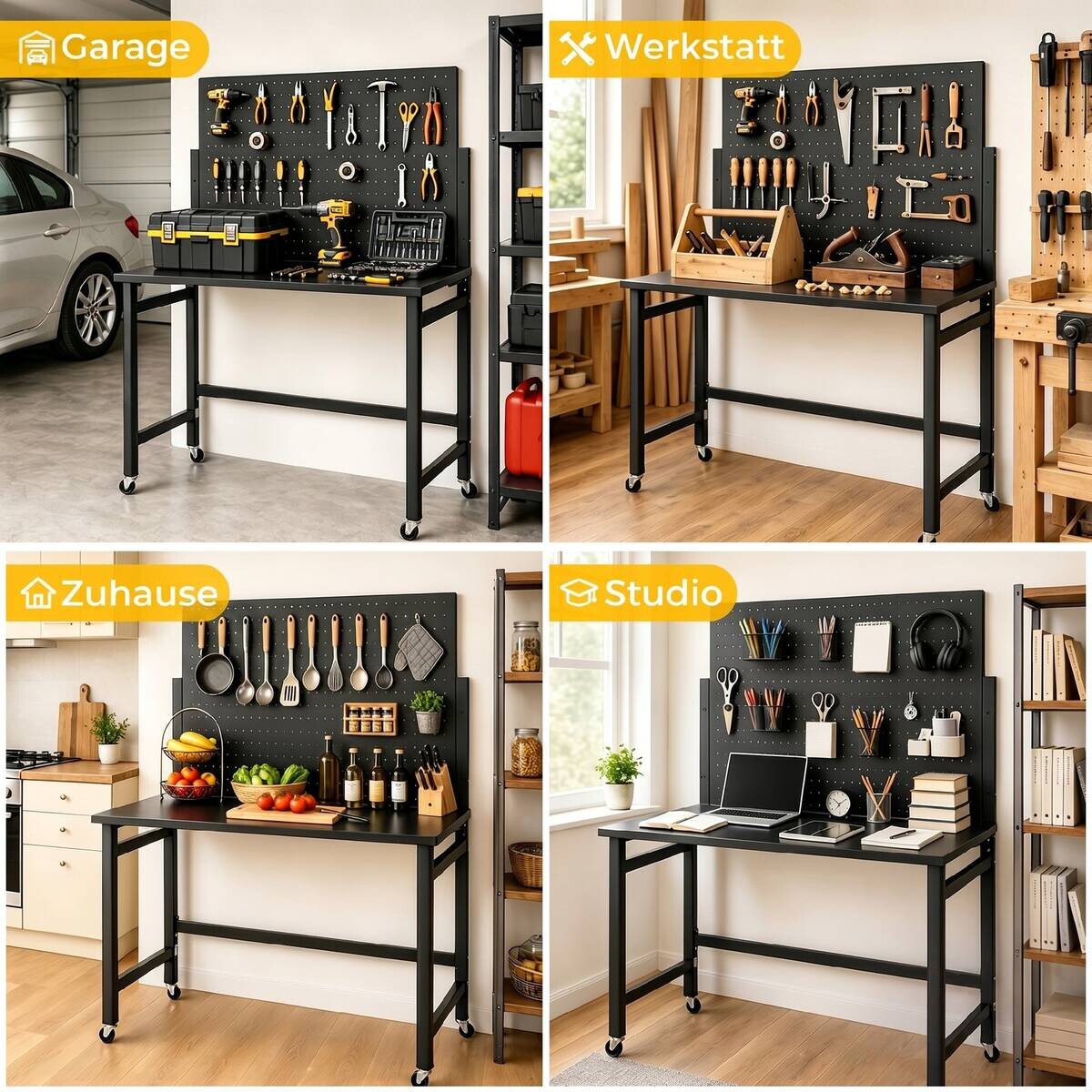 Werkbank B/H/T: ca. 115x143,5x62 cm