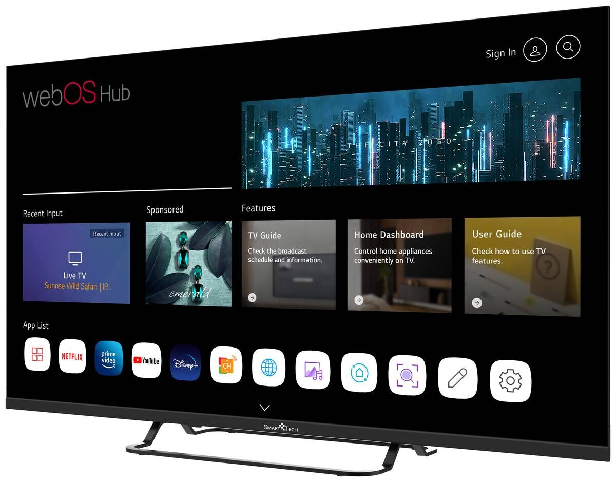 Smart-Tech LED-TV 43FW01V D: ca. 108 cm