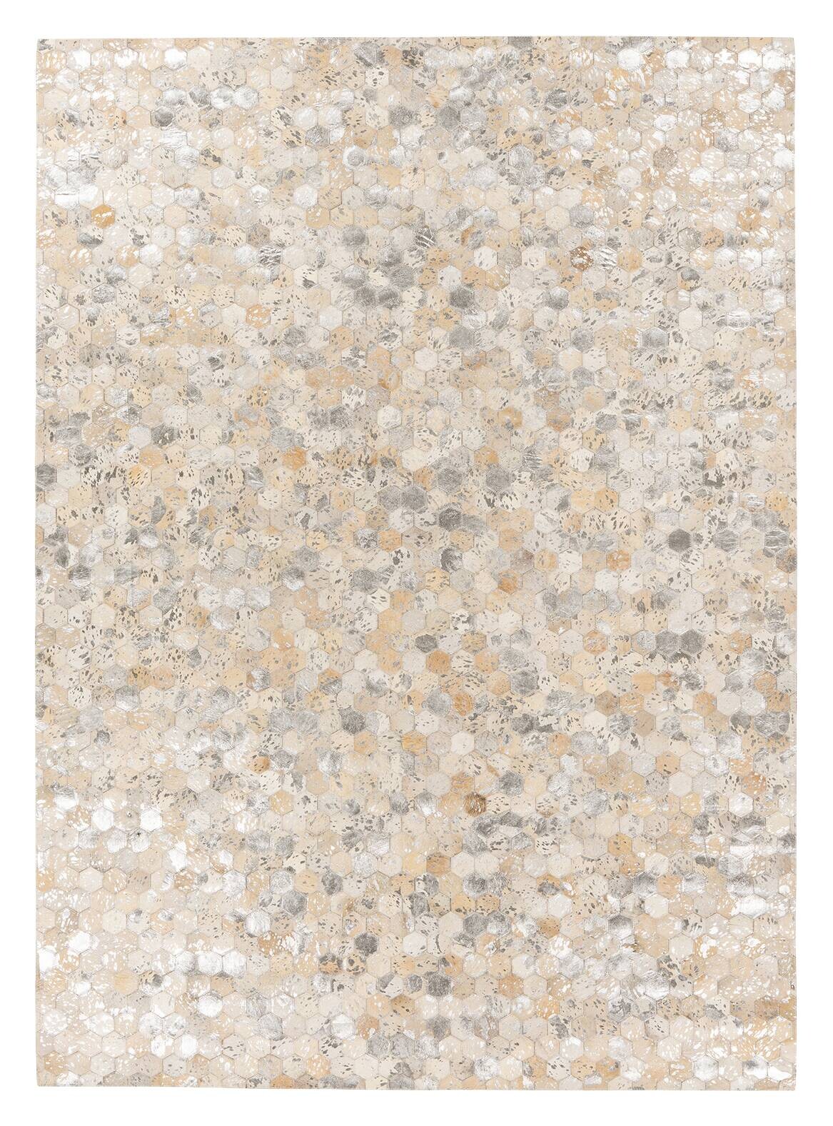 Padiro Flachflorteppich Lavin 1025 silber B/H/L: ca. 160x0,8x230 cm