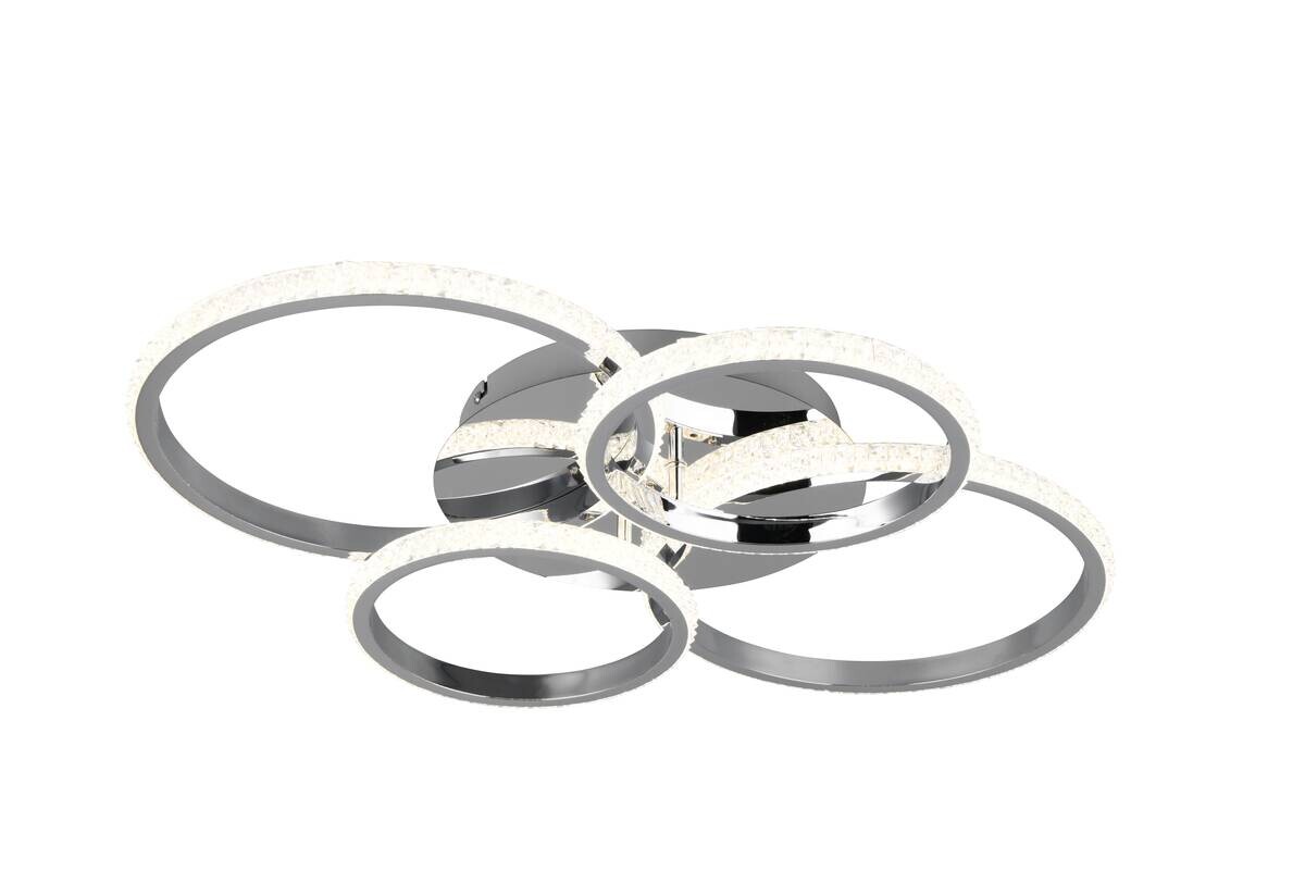 Reality LED-Deckenleuchte Cires Chrom Metall B/H/L: ca. 8,5x49,5x65,5 cm