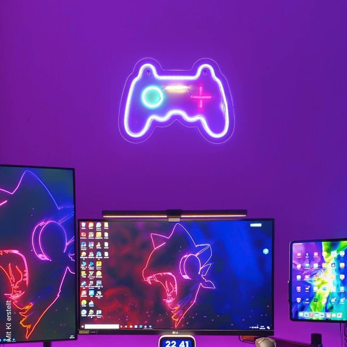 Nolo LED-Wandleuchte Play Acryl B/H/L: ca. 30x1,6x22 cm