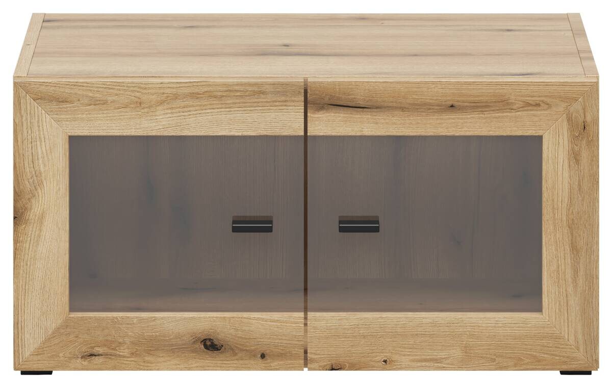 Vitrine System 64 Eiche Evoke Oak Nachbildung B/H/T: ca. 64x32x35 cm