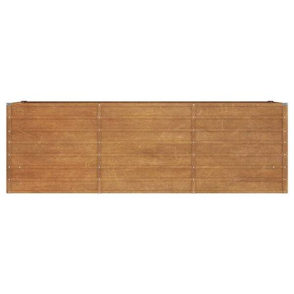 Hochbeet braun Stahl B/H/L: ca. 80x77x240 cm