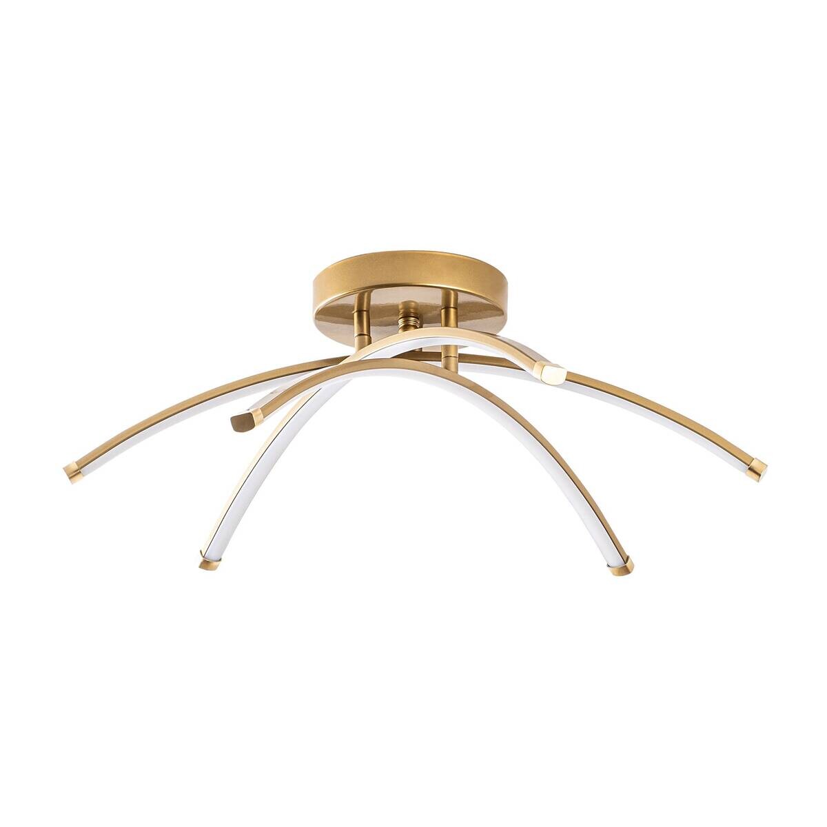 Opviq LED-Deckenleuchte gold B/H/T: ca. 57x20x57 cm
