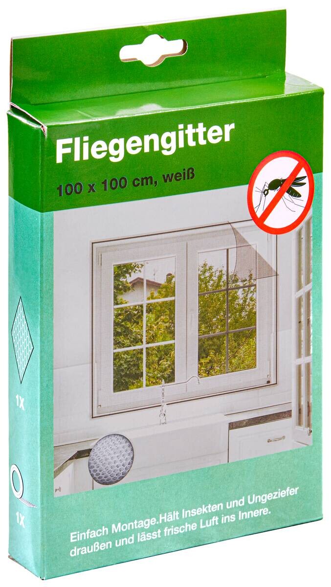 POCOline Fliegengitter weiß B/L: ca. 100x100 cm