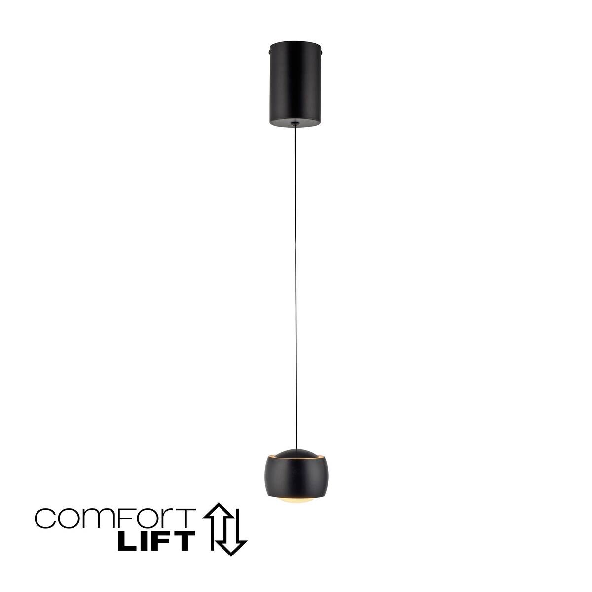 Just Light Pendelleuchte Ballini schwarz