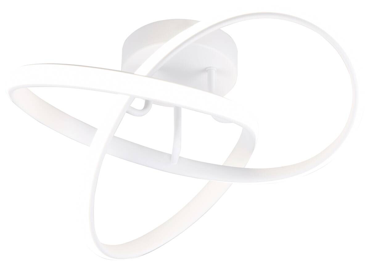 Reality Deckenleuchte Meo weiß Metall H/D: ca. 40x15 cm