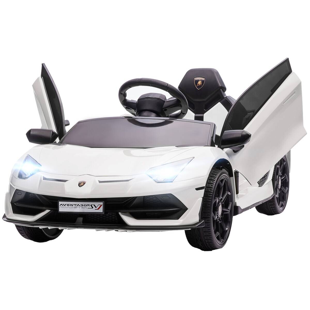 HOMCOM Kinderauto weiß B/H/L: ca. 63x107,5x42 cm