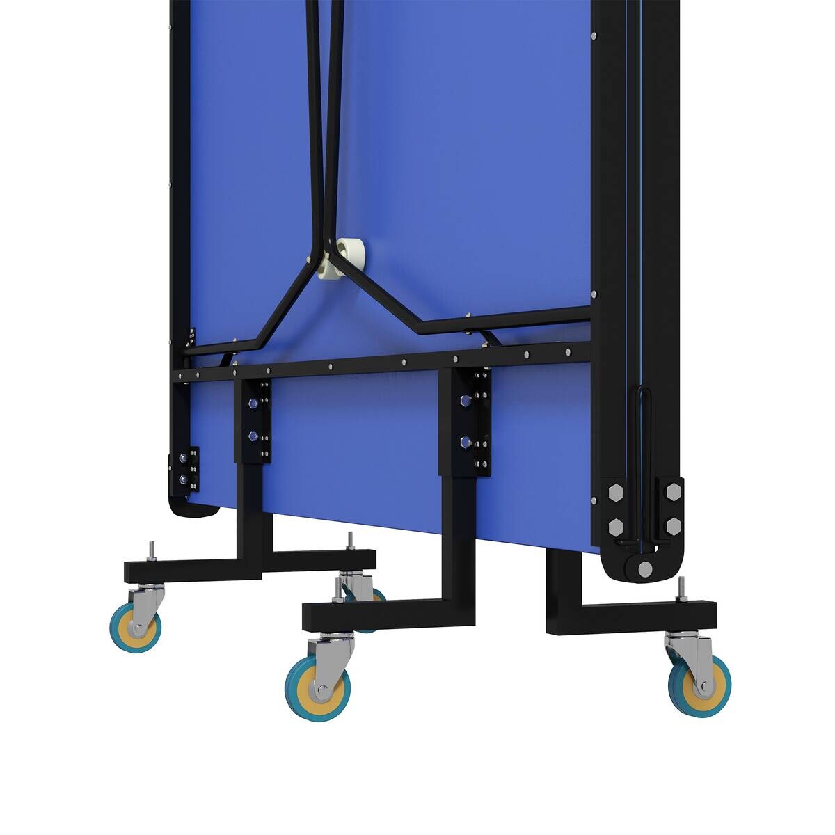 SPORTNOW Tischtennisplatte blau Stahl B/H/L: ca. 152,5x76x274 cm