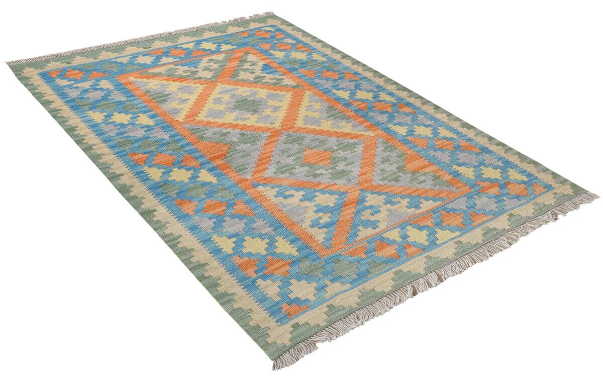 PersaTepp Teppich Kelim Gashgai blau B/H/L: ca. 107x1x141 cm