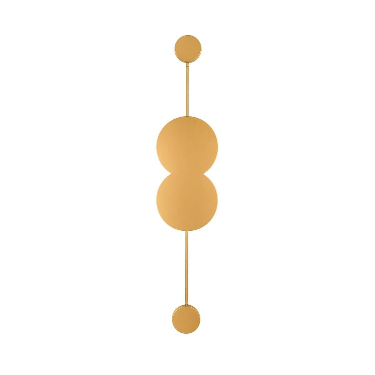 Opviq LED-Wandleuchte gold B/H/T: ca. 97x5x20 cm 2 Brennstellen