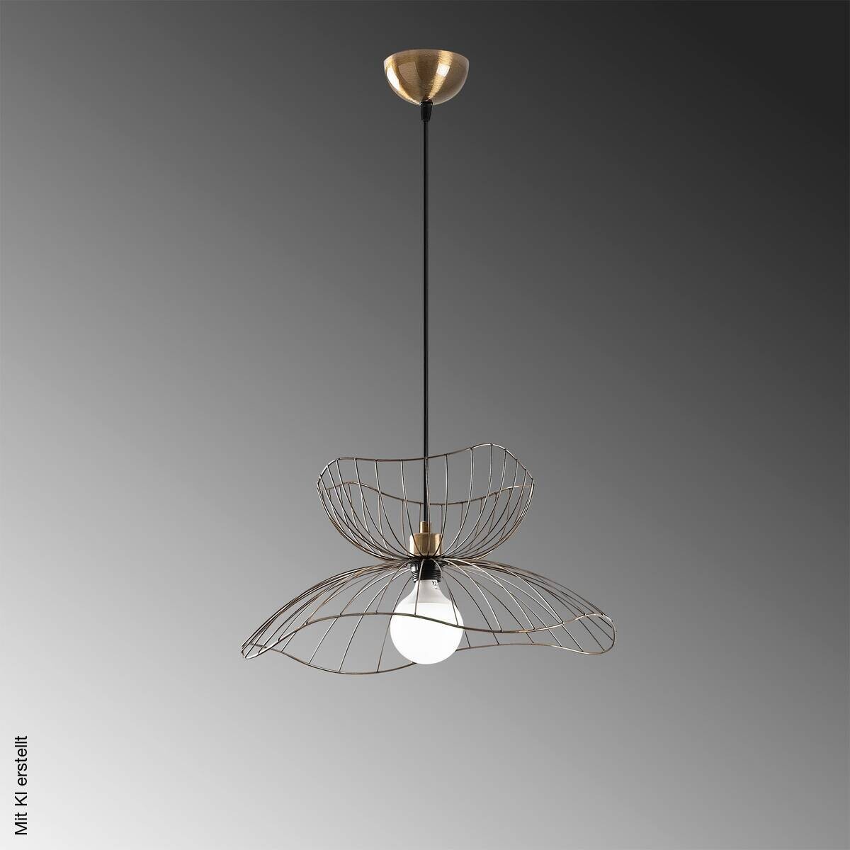 Opviq Pendelleuchte Farac-6391 B/H/T/L/D: ca. 50x121x50x50x50 cm E27 1 Brennstellen