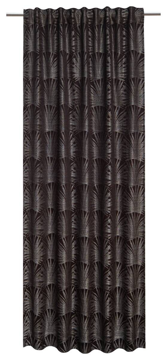 silver edition Kombivorhang Anni braun 100% Polyester B/L: ca. 140x245 cm