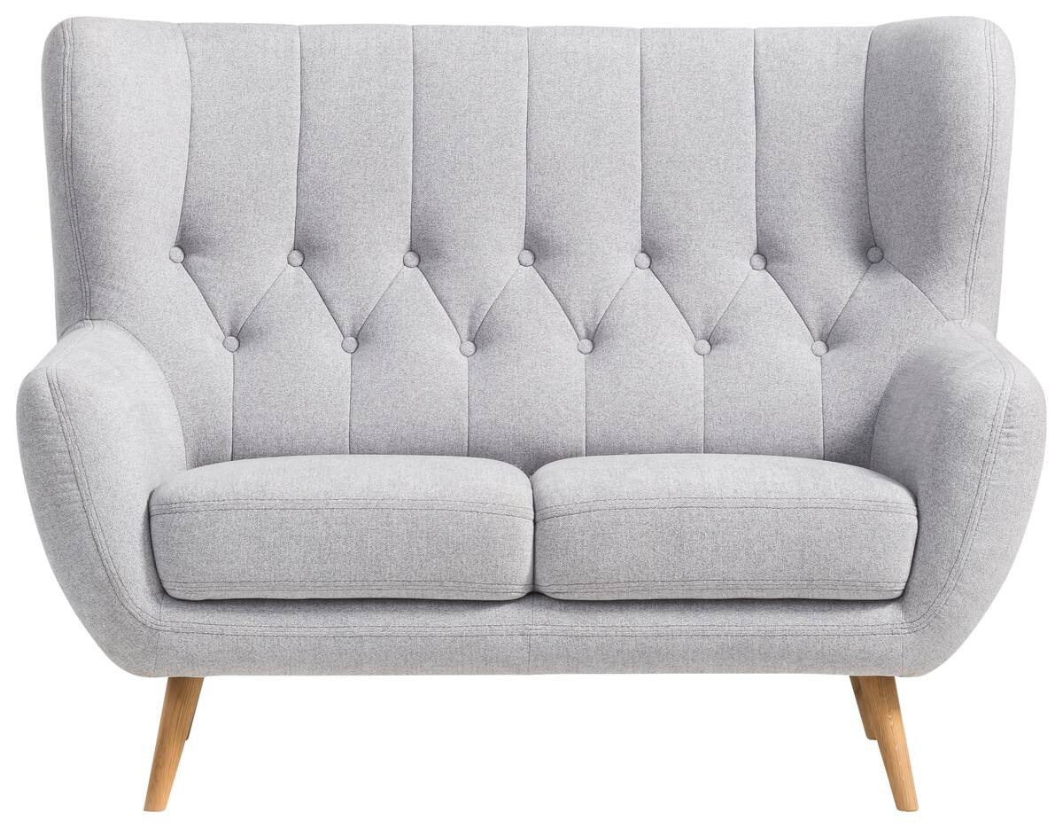 Sofa hellgrau B/H/T: ca. 137x101x95 cm