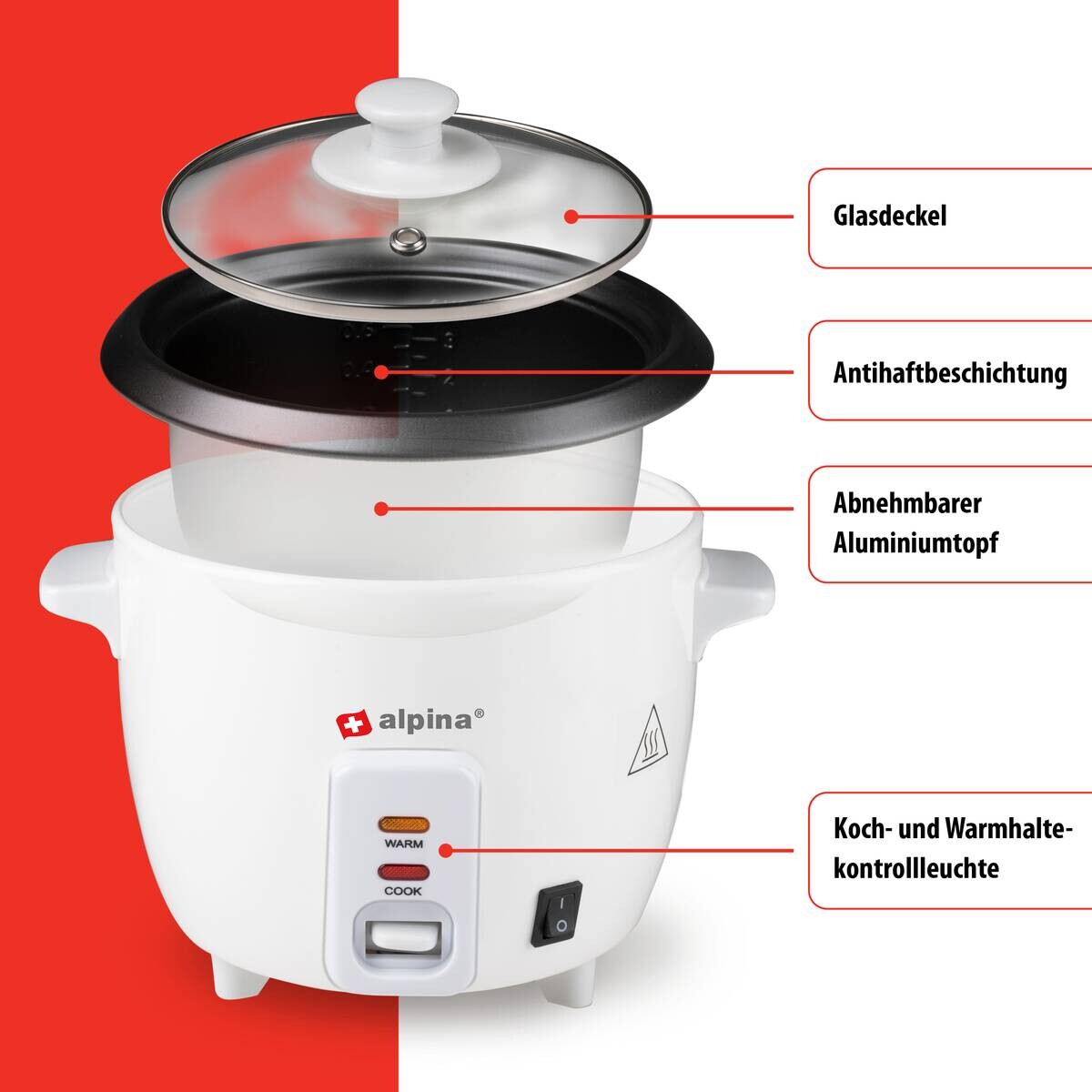alpina Reiskocher weiß