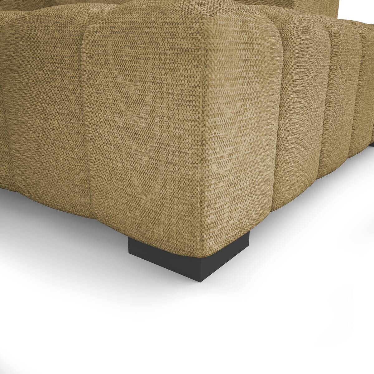 Ecksofa mit Bettfunktion senf Flachgewebe B/T: ca. 300x210 cm