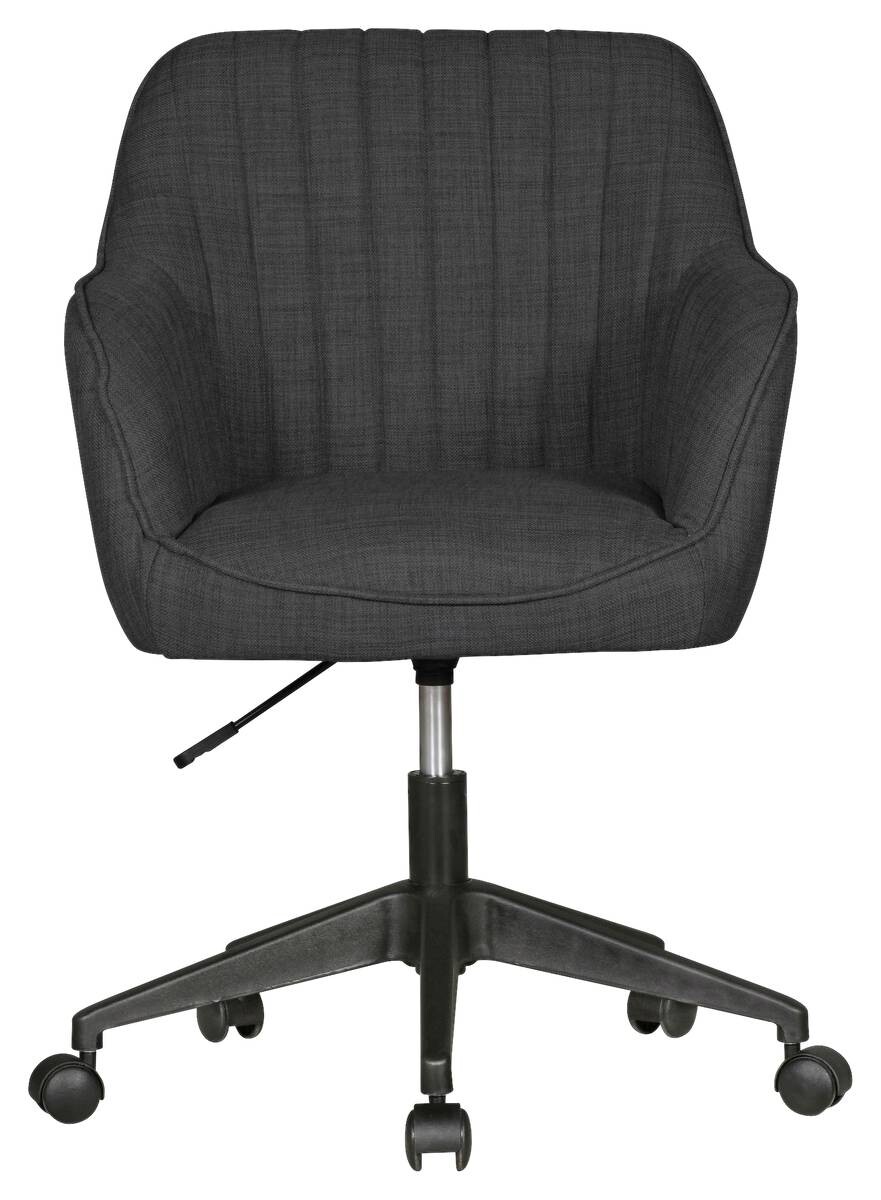 Drehstuhl schwarz Stoff
