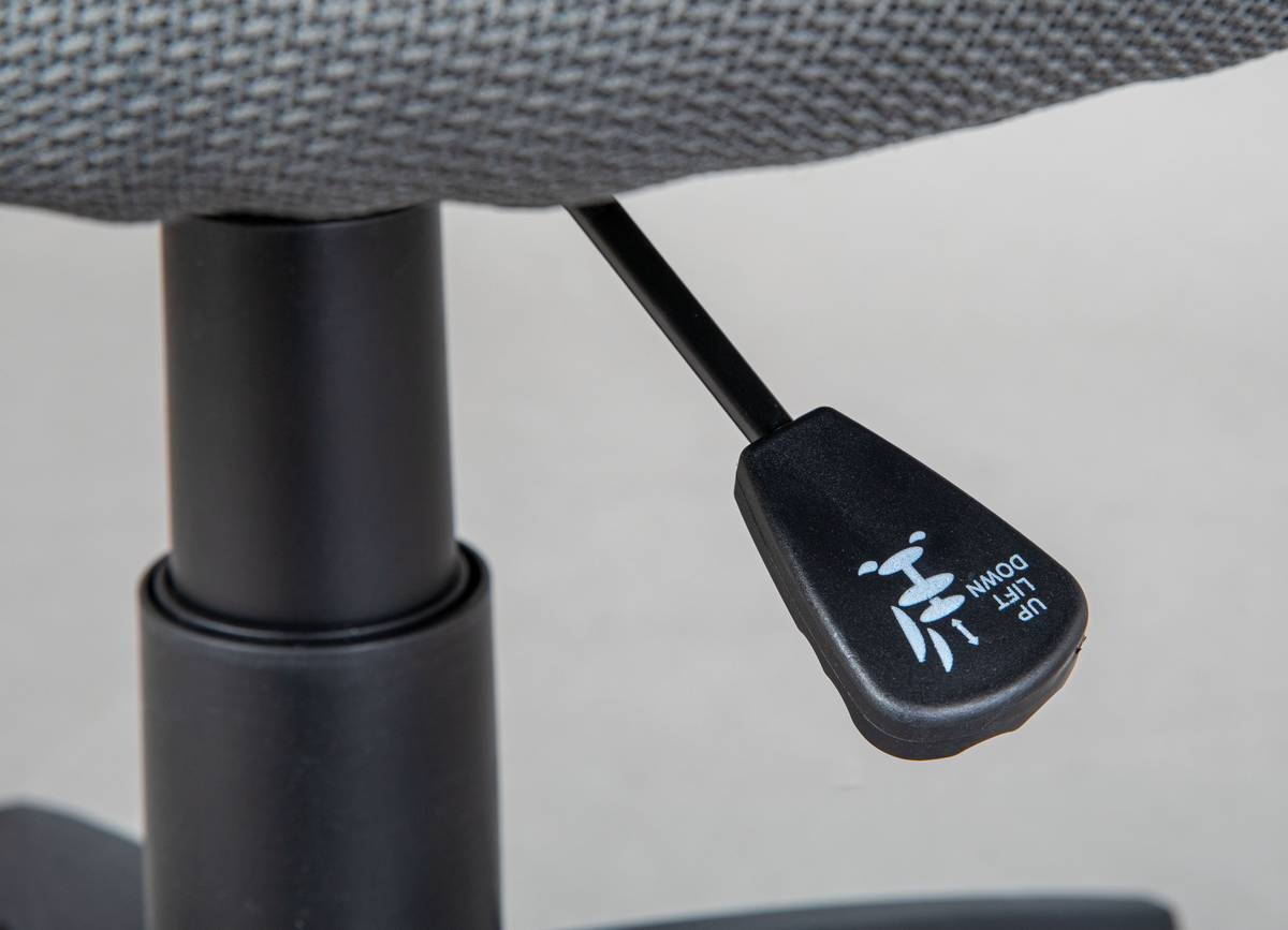 Drehstuhl Jessi dunkelgrau weiß