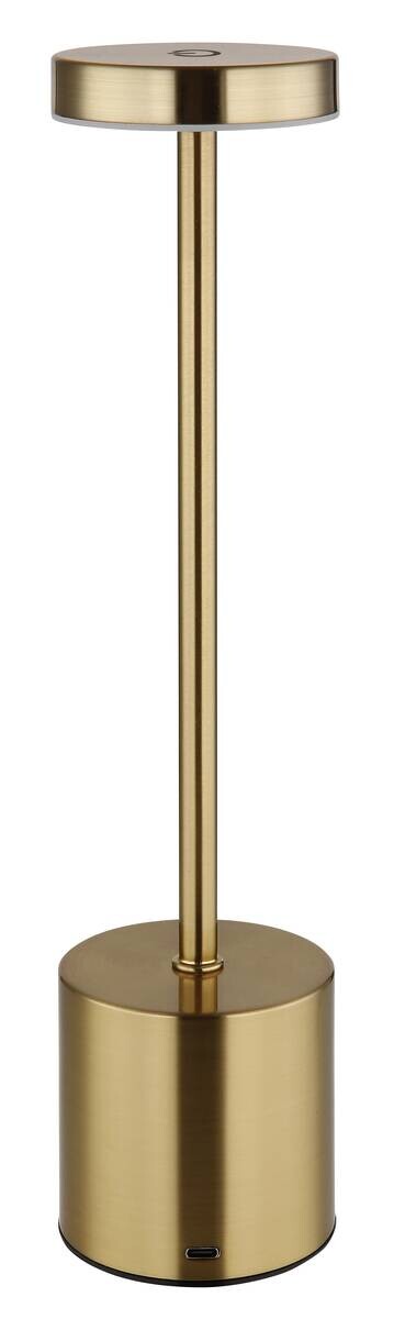 GLOBO LED-Tischleuchte Anru gold H/D: ca. 34x8 cm