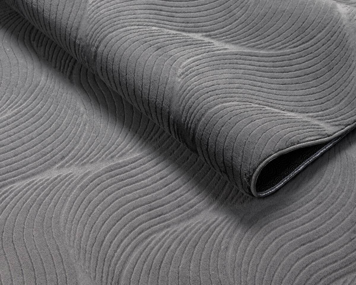Dinarsu Teppich Stilo anthrazit B/L: ca. 80x300 cm