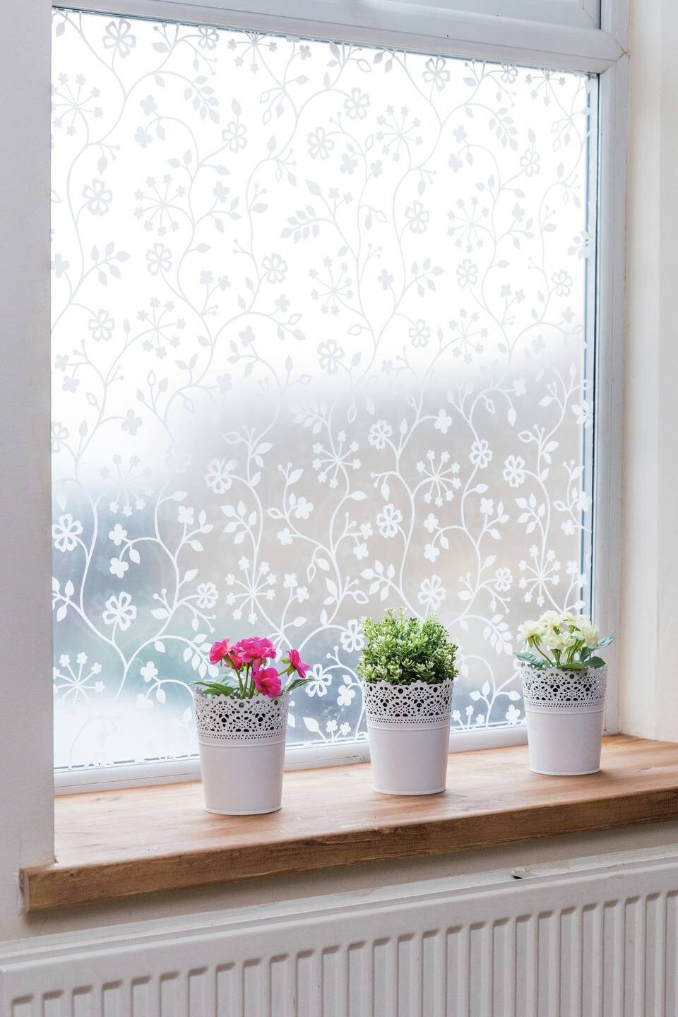 d-c-fix Fensterfolie Tord Tord weiß transparent B/L: ca. 45x150 cm