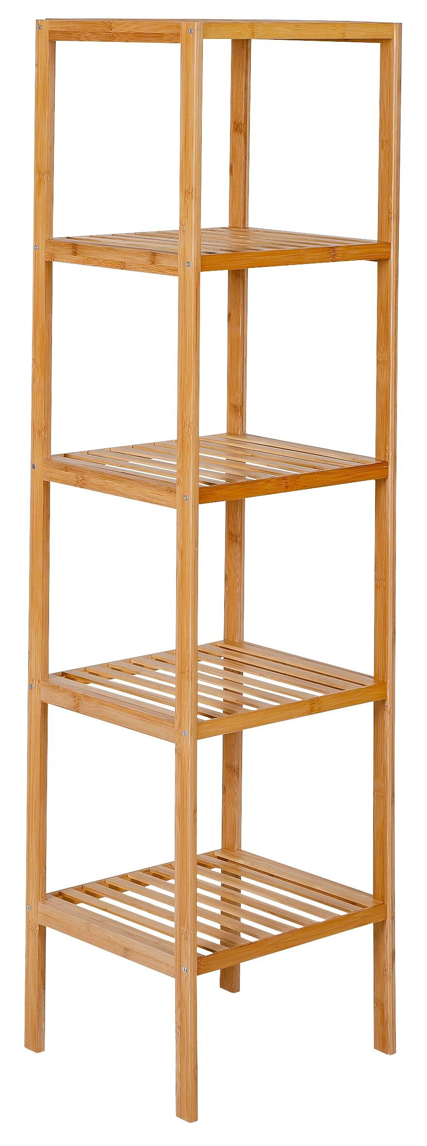 Bambusregal natur Bambus B/H/T: ca. 36x145x36 cm