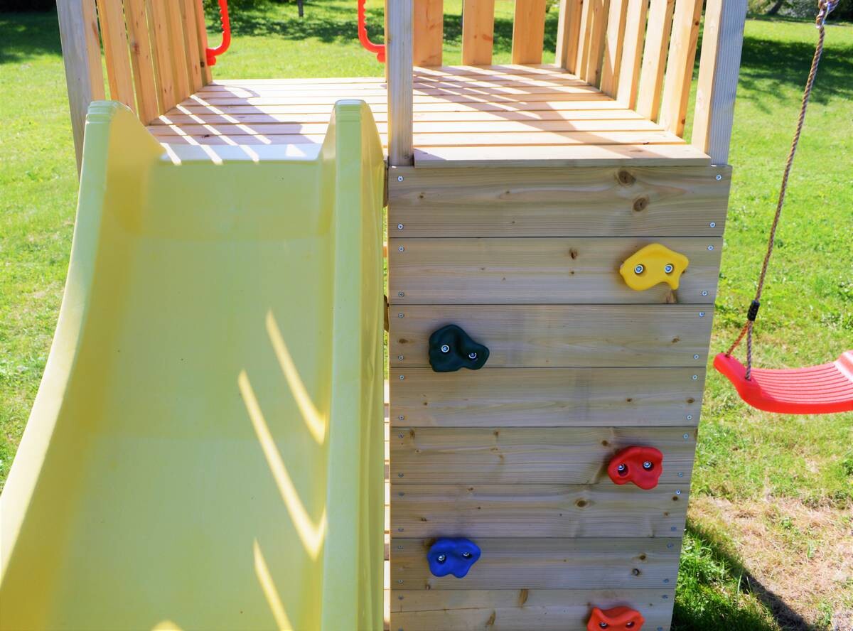 Wendi Toys Stelzenspielhaus Pelikan natur B/H/T: ca. 270x270x280 cm