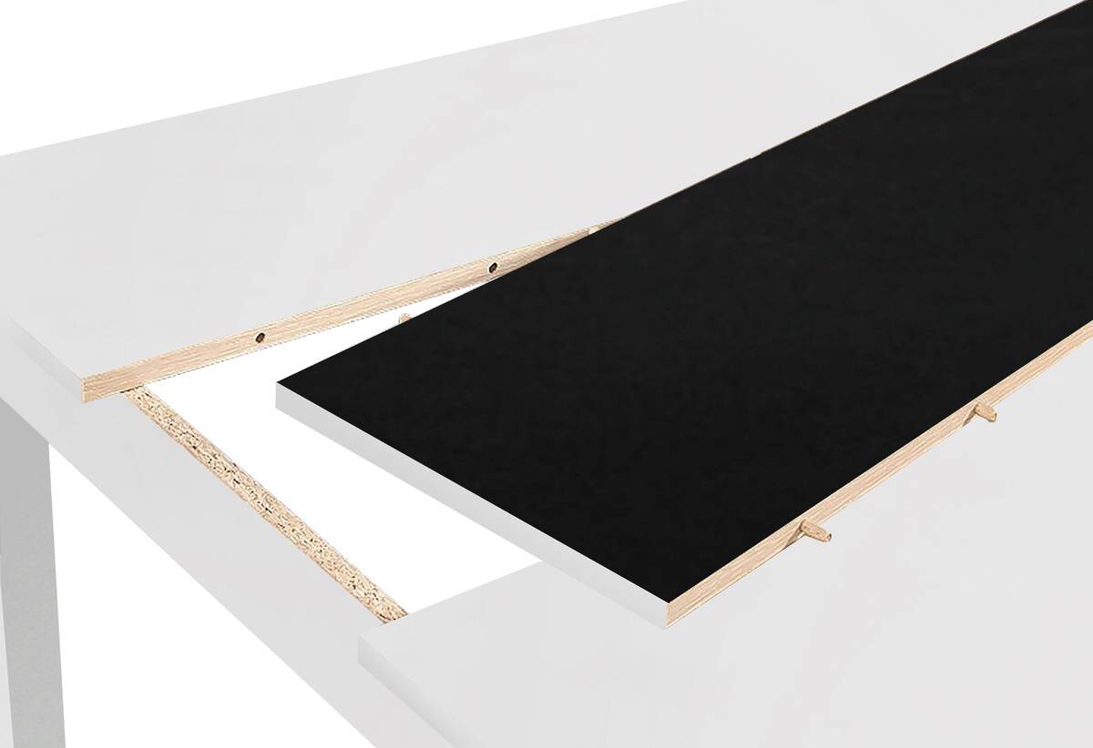 Tisch NORI weiß B/H/T: ca. 160x75x90 cm