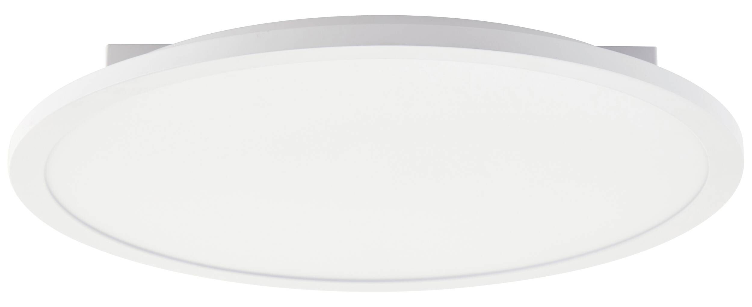 Brilliant LED-Deckenleuchte Briston weiß Kunststoff Metall B/H/L/D: ca. 43,5x7,5x44x42 cm