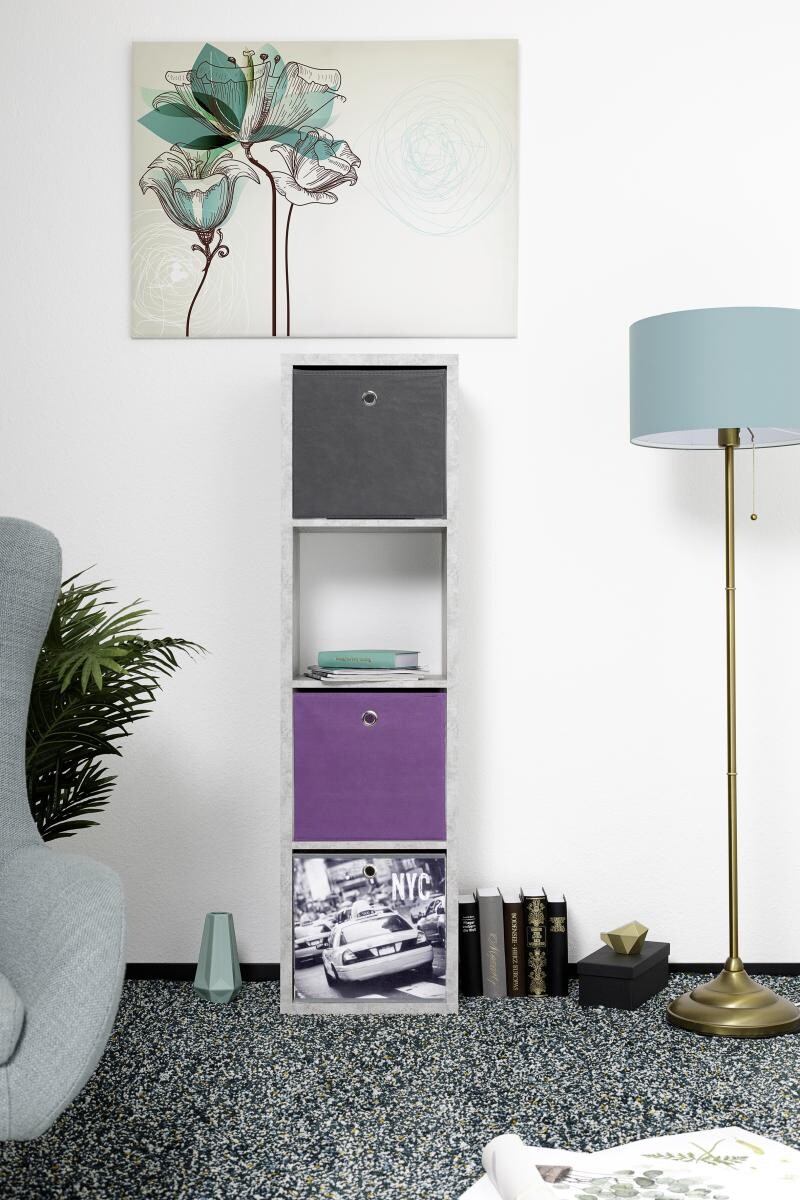 Raumteiler Max Beton Optik B/H/T: ca. 38x141x33 cm